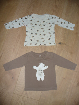 2x Langarm Shirt Pulli Größe 68 für Jungen von ZEEMAN