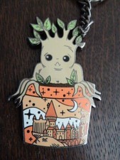 Baby Groot in Pot Metal Keychain Easter Basket Gift