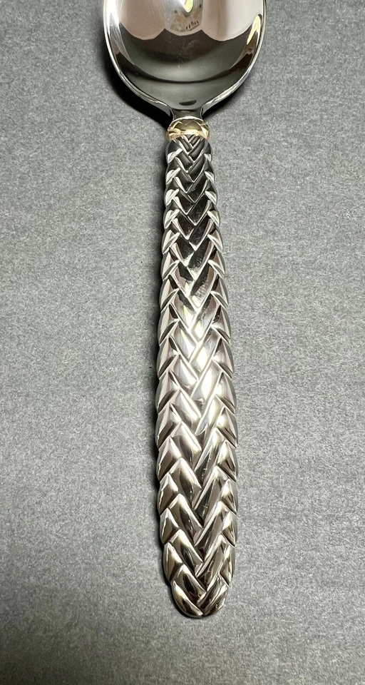 JUEGO RALPH LAUREN DORADO ECUESTRE 4 CUCHARAS SOPERAS, ACERO INOXIDABLE 18/8, COREA/JAPÓN Foto 3 de 4