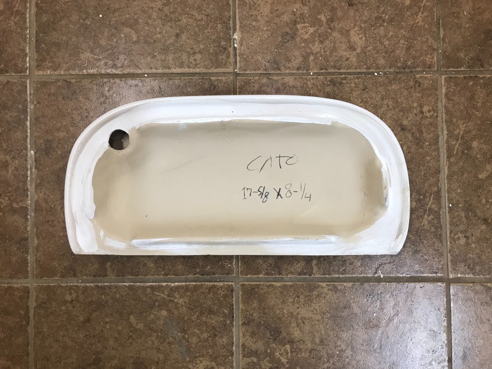 CATO JAZMIN WHITE TOILET TANK LID eBay