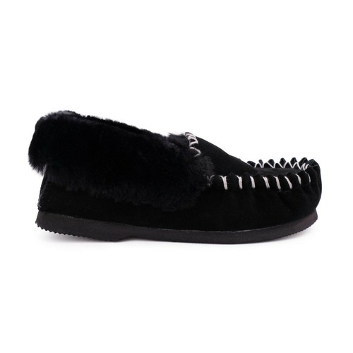 Women's Men's 100% Australian Sheepskin Moccasins Slippers UGGs - Picture 6 of 8