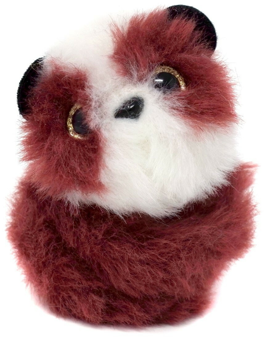 Pomsies Poos Moon (Panda) Series Plush Toy with Clip, Toy Stocking Stuffer