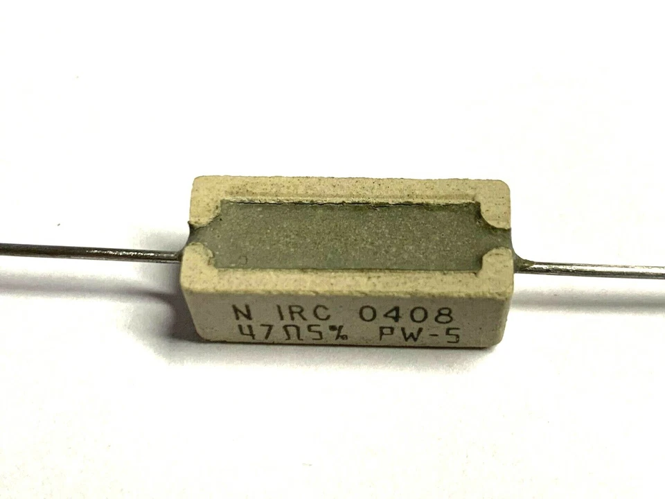 47R, 5 Watt, 5%, 300ppm, L=22,4, 9,7x8,9mm, IRC, TT-Electr. PW547R0JLF, 10 Stück - Image 3 of 3