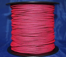 Flo Pink & Black BCY #24 D Loop Rope Release Material 1 3' 5' 10' 25' 50' 100' 