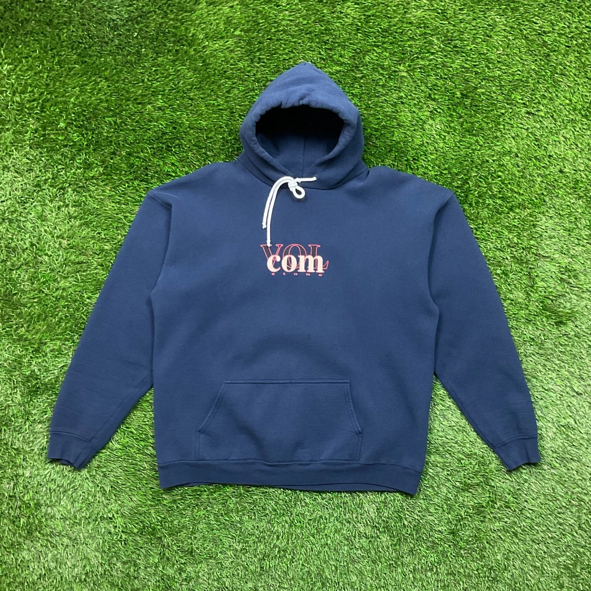 RARE Vintage Volcom Stone Hoodie Sweatshirt Surf Skate Grunge 90s VTG USA Made