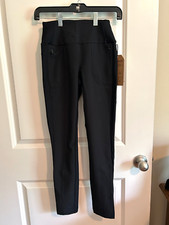 Avalanche High Waisted Ankle Black Leggings Pants Women's Size XS - NEW