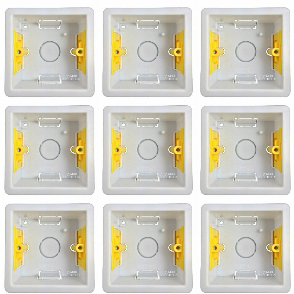 9 x Appleby SB632 Deep Dry Lining ""Fast Fix"" Boxes Single 1 Gang 47mm Deep - Image 11