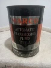Warco Transmission Full Metal quart Oil Can Rare Vintage Old oiler