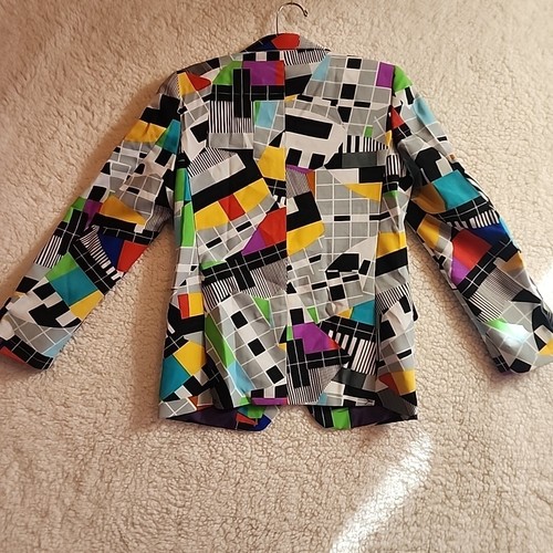OPPOSUITS Boy's "Testival" 3 PIece Suit Size 12 Optical Illusion Mardi Gras HTF - Picture 15 of 24