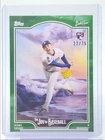 ROKI SASAKI 2025 TOPPS X BOB ROSS ROOKIE SAP GREEN DODGERS RC /75 Q3735
