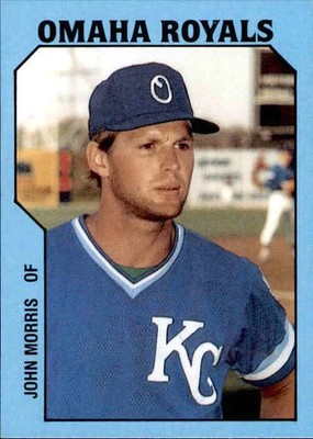 1985 Omaha Royals TCMA #19 John Morris Mepham North Bellmore NY Baseball Card