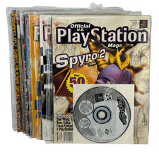 8 Pack PSM PlayStation Magazine Lot 1999-2000 Issues w/ Demo Game Discs