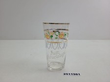 Mehrzweckglas Glas Emaille-Malerei "Zum Geburtstage" Um 1900 K&uuml;che #2511981