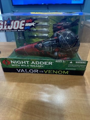 GIJoe Venom vs Valor Night Adder Red Variant MISB
