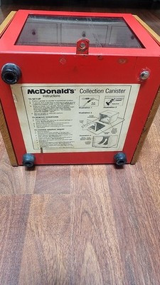 Vintage Ronald McDonald House Charities Metal/Wood Donation Box