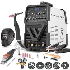 STAHLWERK Poste à souder AC/DC TIG 200 Pulse ST MMA Soudage Équipment complet