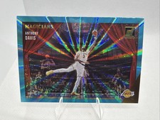 2021-22 Panini Donruss - Magicians Anthony Davis #4 Holo Teal Laser Lakers
