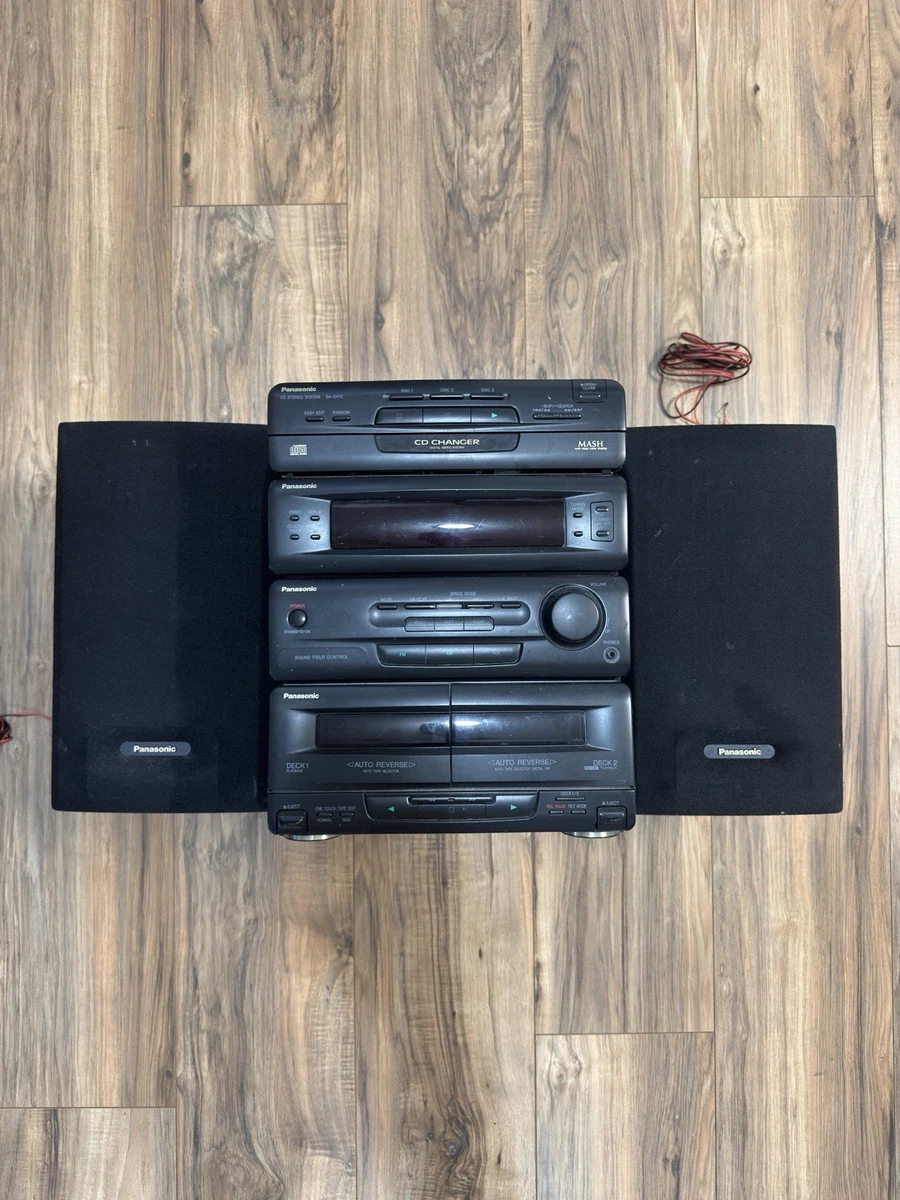 Panasonic Cassette Tape AM/FM Home Audio Compact & Shelf Stereos