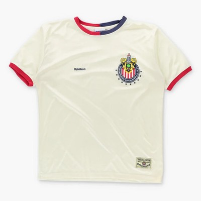 Vintage Chivas CD Guadalajara REEBOK Special Edition Centennial T-Shirt (S)