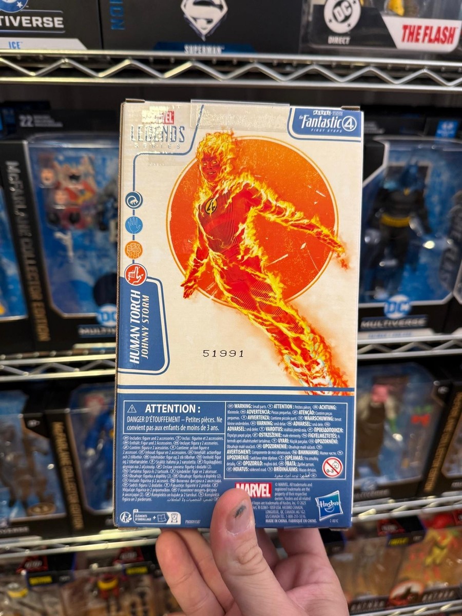 The Fantastic Four: First Steps Marvel Legends Human Torch Action