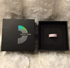Pink Smart Ring Activity Tracker Size 9 Heart...