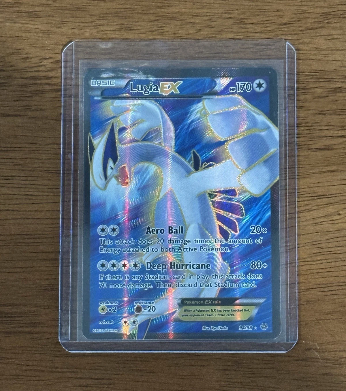 Pokemon TCG Lugia EX 94/98 XY Ancient Origins Full Art Holo Ultra Rare ENG