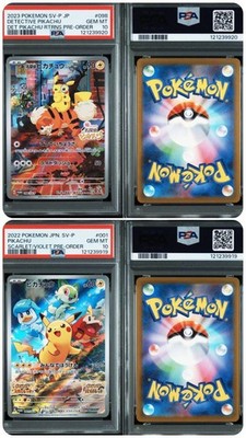 PSA 10 Detective Pikachu 098/SV-P Pikachu 001/SV-P Promo | eBay