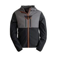 Giacca Softshell Kapriol Tenere Pro Idrorepellente Cappuccio Antivento Grigio