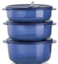 Tupperware Vent 'N Serve® Small Round Set NEW GET 3 BOWLS IN THIS LISTING