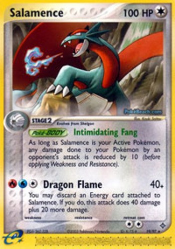 Salamence - 19/97 - Rare NM, English Pokemon EX Dragon