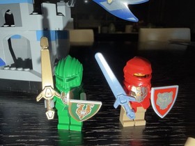 Vintage Lego #8801 Knight's Kingdom Knight's Attack Barge - 100% COMPLETE