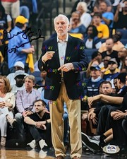 Gregg Popovich San Antonnio Spurs Coach Signed Autographed 8x10 photo Reprint