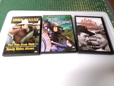 JOHN WAYNE: A Lady Takes a Chance / Star Packer / Hurricane... / Man from...(DVD