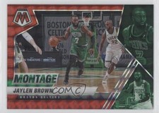 2020-21 Panini Mosaic Montage Red Mosaic Prizm Jaylen Brown #3 u0u