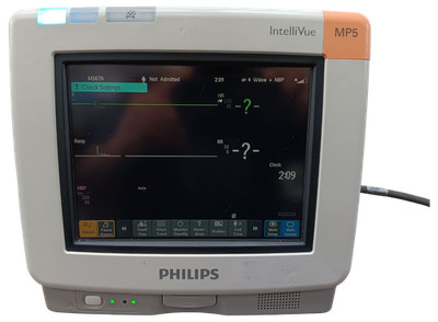 PHILIPS INTELLIVUE MP5 PORTABLE PATIENT MONITOR !