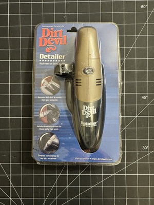 #ad Dirt Devil Detailer Cordless Vacuum Brand New Factory Big Power New NIB $16.00