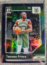 2024-25 Panini Donruss Optic #5 Taurean Prince Purple Prizm Milwaukee Bucks