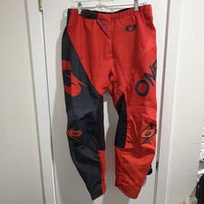 O’Neal Element MX Motocross Racing Pants Men’s 32 Black Red Dirt Bike ATV