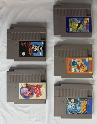 Nintendo Hogan's Alley, Stealth, Bases Loaded, Kung Fu Hero s 3 Fester s Quest