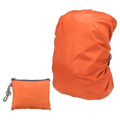 20L Rucksack-Regenschutz mit Kordelzugbeutel,Oxford-Stoff,XS,Orange