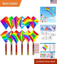 Colorful Diamond Kites   12 Fun Shapes for Engaging Outdoor Activities with Kids