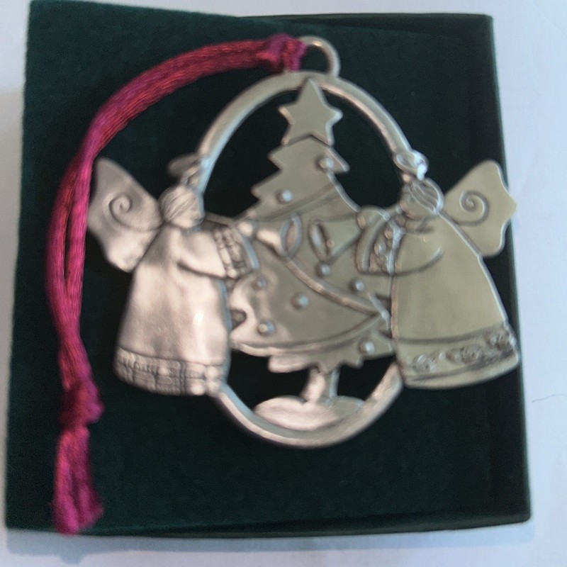 SEAGULL CHRISTMAS ORNAMENT PEWTER MADE IN CANADA NOVA SCOTIA