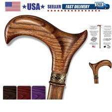 Walking Cane - Handmade, Ergonomic, Wooden - Canes for Men  Women - Walking ...