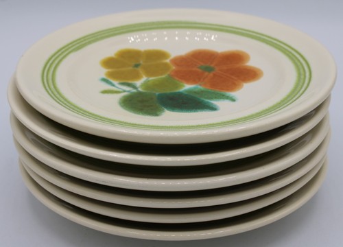 (Set of 6) Franciscan Floral Earthenware Bread & Butter Plates USA - Picture 11 of 15