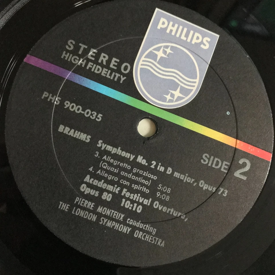 Pierre Monteux - Brahms Symphony No. 2 In D Major/ Academic Festival Overture - Image 4 of 4