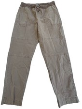 Cupio blue drawstring Casual denim 100 Cotton pants women size XL