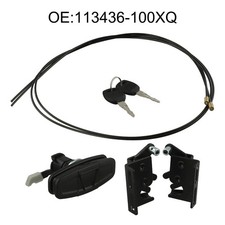 Jeu poignée et verrous de serrure pour bouchon de camion vide et pour couvercle