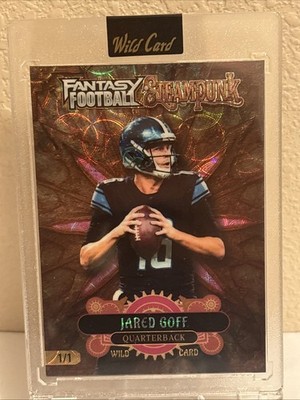 Jared Goff  1/1 FF Steampunk Detroit Lions