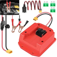 Car Jumper Charger Adapter Kit for Milwaukee 18V M18 Battery Auto Booster Cable