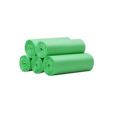 M&uuml;lls&auml;cke Kleine Lebensmittelabf&auml;lle Can Liners 8L Gr&uuml;n 80 PCS